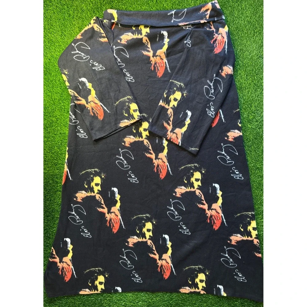 Elvis Presley Snuggie Blanket Sleeves Comfy Fleece Throw Joe‎ Petrucclo Art RARE - Picture 4 of 8